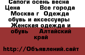 Сапоги осень-весна › Цена ­ 900 - Все города, Москва г. Одежда, обувь и аксессуары » Женская одежда и обувь   . Алтайский край